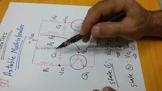 Multivibrators 1 Astable Circuit Astable mltivibrator مبدأ عمل دائرة ال [upl. by Anissa476]