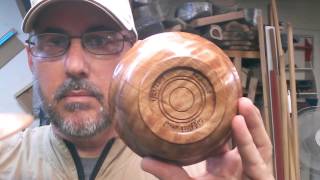 30  Lidded Redwood Bowl [upl. by Joseito]