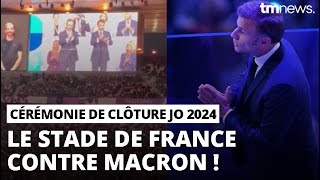 Emmanuel Macron hué lors de la cérémonie de clôture des Jeux paralympiques [upl. by Friede617]