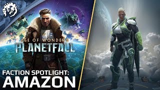 Age of Wonders Planetfall  Gameplay Faction Spotlight Amazon [upl. by Adianez]