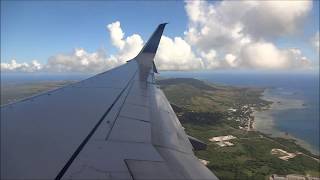 UA136 Landing at Guam International Airport [upl. by Nikolia255]