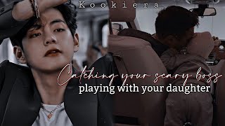 •Catching your scary boss playing with your daughter• Taehyung Oneshot [upl. by Sherwood]