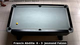 Francis Abdilla vs Jesmond Falzon  Euro O50 Ranking Tournament 4  Round 1 [upl. by Stillman]