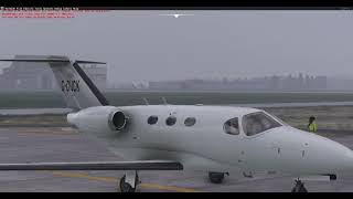 Microsoft Flight Simulator 2024  Embraer Phenom 100  Shannon  Birmingham  no commentary [upl. by Susej]