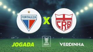 FORTALEZA X CRB AO VIVO FINAL DA COPA DO NORDESTE  05062024 [upl. by Arrat]