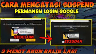 CARA MENGATASI SUSPEND FF PERMANEN 2024  CARA MEMBUKA AKUN FF KE SUSPEND PERMANEN 100 WORK [upl. by Ereveniug521]