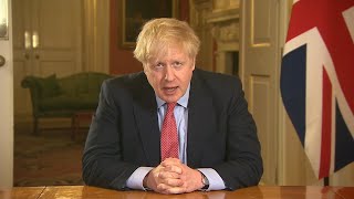 Boris Johnson announces complete UK lockdown amid coronavirus crisis [upl. by Savitt]