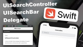 Add a SearchBar in your app UINavigationController UISearchController amp UISearchBarDelegate [upl. by Ettecul]