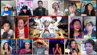 LUFFY GEAR 5 🔥 One Piece Episode 1071 Reaction Mashup [upl. by Nyrek]