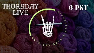 Thursday Live yarn Talk and More [upl. by Nasia]