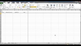 Create a Bookkeeping Spreadsheet using Microsoft Excel  Part 1 [upl. by On]