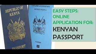 Online Epassport application process ECitizen Kenya  Step by step [upl. by Spooner]