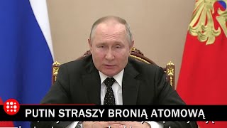 Putin znowu straszy bronią atomową [upl. by Selwyn]