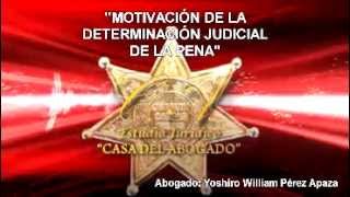 MOTIVACIÓN DE LA DETERMINACIÓN DE LA PENA [upl. by Jeb584]