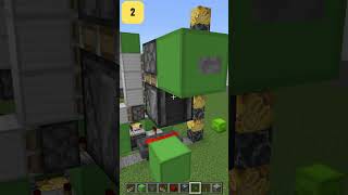 3 Ways to turn a button into a lever Minecraft BE minecraft bedrock minecrafttutorial redstone [upl. by Nabatse888]