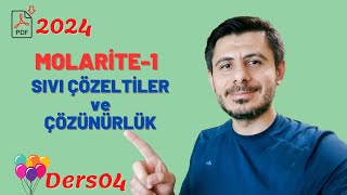 Sıvı Çözeltiler ve Çözünürlük  Molarite 04 [upl. by The608]