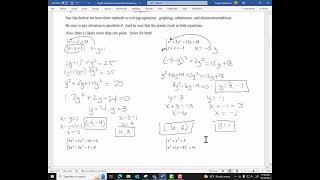 Systems of NonLinear Eqns [upl. by Hnah]