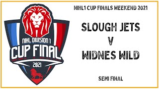 NIHL1 CUP FINALS  Slough Jets v Widnes Wild  semi final [upl. by Hodgkinson]