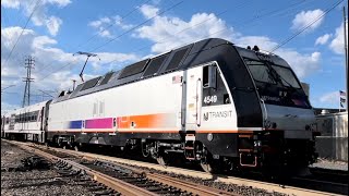 NJ Transit ALP45A 4549 NJCL Train 3361 Red Bank NJ [upl. by Mandle328]