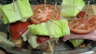 Pinchos de hamburguesa española Vídeo receta 179 Aquí cocinamos todos Cooking recipe [upl. by Vincents974]