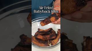 HOW TO MAKE AIR FRIED BABY BACK RIBS shorts [upl. by Otcefrep]