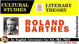 Roland Barthes  Roland Barthes All Concepts  Roland Barthes In English Literature [upl. by Tanitansy398]