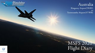 MSFS 2020 Flight Diary  1日1飛  Australia  YKRY to YTWB  Microsoft Flight Simulator 2020 [upl. by Crowell]