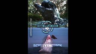 Saltwater Crocodile vs Great White Shark edit shorts wis [upl. by Cilka]