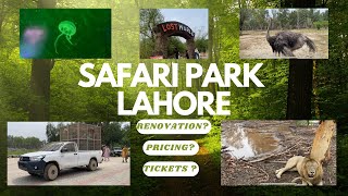 Safari Park Lahore  Zoo Renovation l Ticket Price 🤐 Best Aquarium  Sher Zebra Ostrich Sab bahr [upl. by Shannen846]