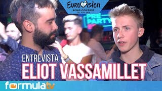 Eliot Eurovisión 2019 “Miki y yo conectamos desde el principio” 🇧🇪 Entrevista [upl. by Frulla]