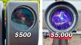 500 vs 5000 Telescope  Seestar S50 vs 80mm APO  Astrophotography [upl. by Aseen]