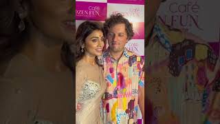 Shriya Saran and Husband Attend Frozen Fun Café Party viralshort viralvideo [upl. by Lydia]