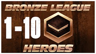 BRONZE LEAGUE HEROES  Episodes 110  StarCraft 2  Husky [upl. by Acire]