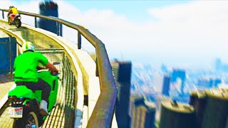 Stunting On Buildings GTA 5 Funny Moments [upl. by Iand156]