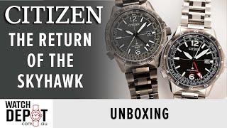 NEW Citizen Promaster Skyhawk GMTs  Unboxing amp Review  NB604659E amp NB604551H [upl. by Arret]