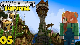 I Built a Fairy Village in Minecraft 118  Survival Lets Play [upl. by Kcirdneh]