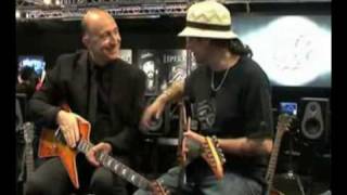 Woodbrass Music InstrumentInterview Lag Phil Campbell signature Francfort 2009 [upl. by Horwitz]