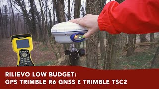 GPS TRIMBLE R6 GNSS CON TSC2 RILIEVO LOW BUDGET [upl. by Anitel875]