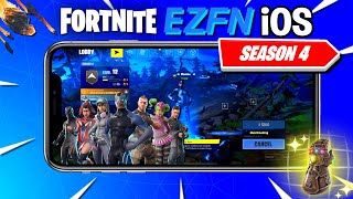 How To Play OG Fortnite Season 4 on iOS EZFN [upl. by Horbal]