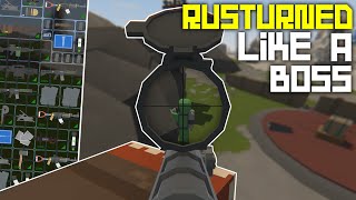 Unturned  How To Rusturned Like A Pro Solo Survival [upl. by Delainey]