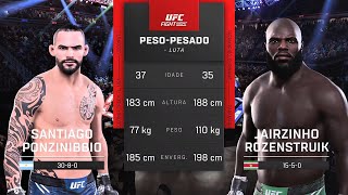 Santiago Ponzinibbio🇦🇷 vs Jairzinho Rozenstruik🇸🇷  Semifinal [upl. by Nordna]