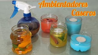 Cómo hacer Ambientadores Caseros y Ecológicos Ambientador de gelatina natural Aromatizador hogar [upl. by Anastasio]