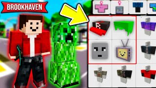 BROOKHAVENda MİNECRAFT Karakteri Yapmak BEDAVA KOD [upl. by Ahseet]