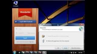 How to Uninstall Wunderlist [upl. by Aenitsirhc]