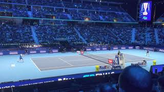 Rally Djokovic Zverev 2021 Nitto ATP Finals [upl. by Hughes918]