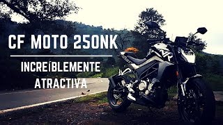 CF Moto 250NK Review  Una China UNICA [upl. by Dollar]