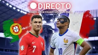 Reacción en vivo FRANCIA  PORTUGAL  MBAPPE VS CR7 [upl. by Gereron]