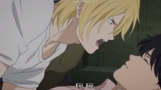 Ash x Eiji moments 30  Eiji gets shot while saving Ash [upl. by Nosrak]