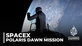 SpaceX’s Polaris Dawn astronauts complete spacewalk [upl. by Anelav785]