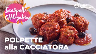 POLPETTE alla CACCIATORASEMPLICEMENTE IRRESISTIBILI🤤🍴🍅 [upl. by Aital]